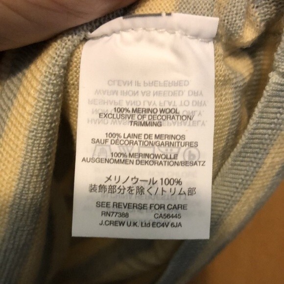 J crew size medium 100% merino wool short sleeve top - Picture 4 of 6